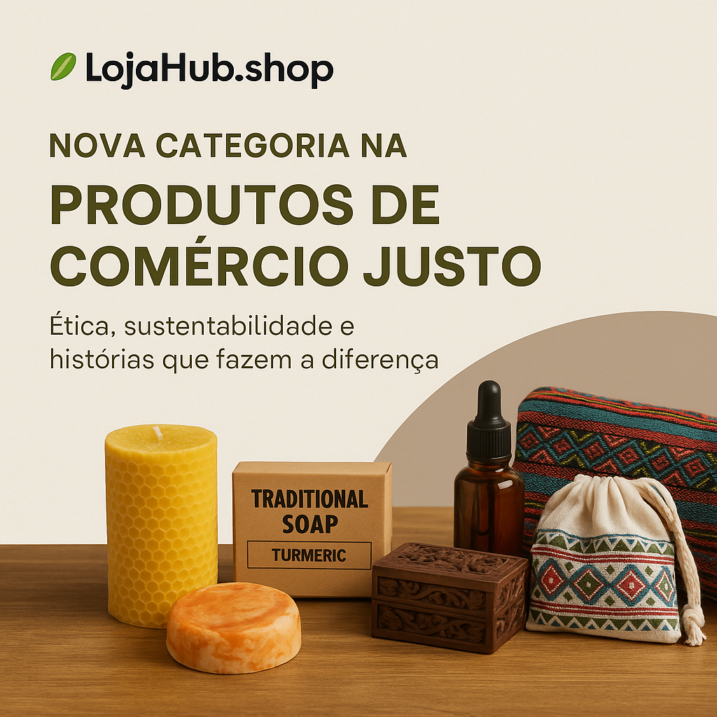 🌿 Nova Categoria na LojaHub.shop: Produtos de Comércio Justo