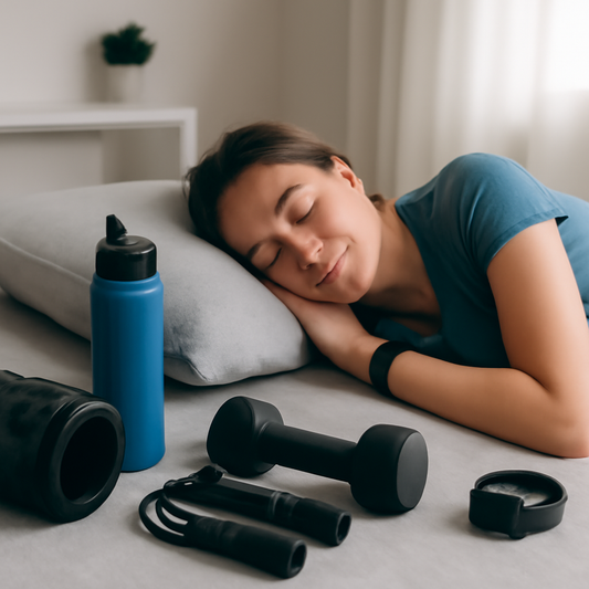 Otimize Seu Sono e Saúde com Treino e Produtos Fitness em Casa