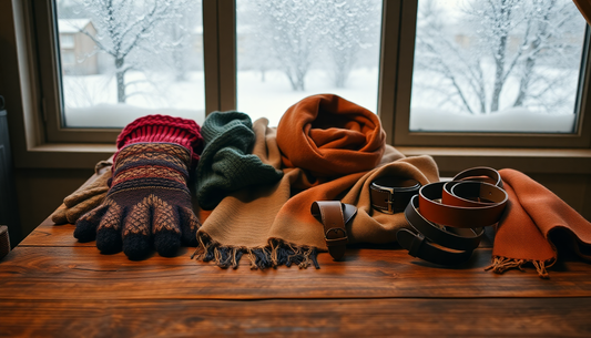 Acessórios Essenciais para o Inverno: Luvas, Cachecóis e Cintos