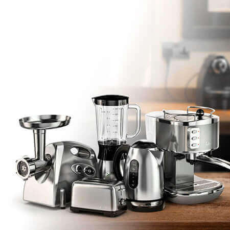 Conjunto de pequenos eletrodomésticos de cozinha em inox para comprar pequenos eletrodomésticos online