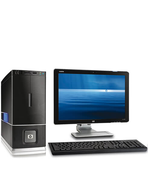 Computador desktop completo com monitor, teclado e torre para comprar desktop online