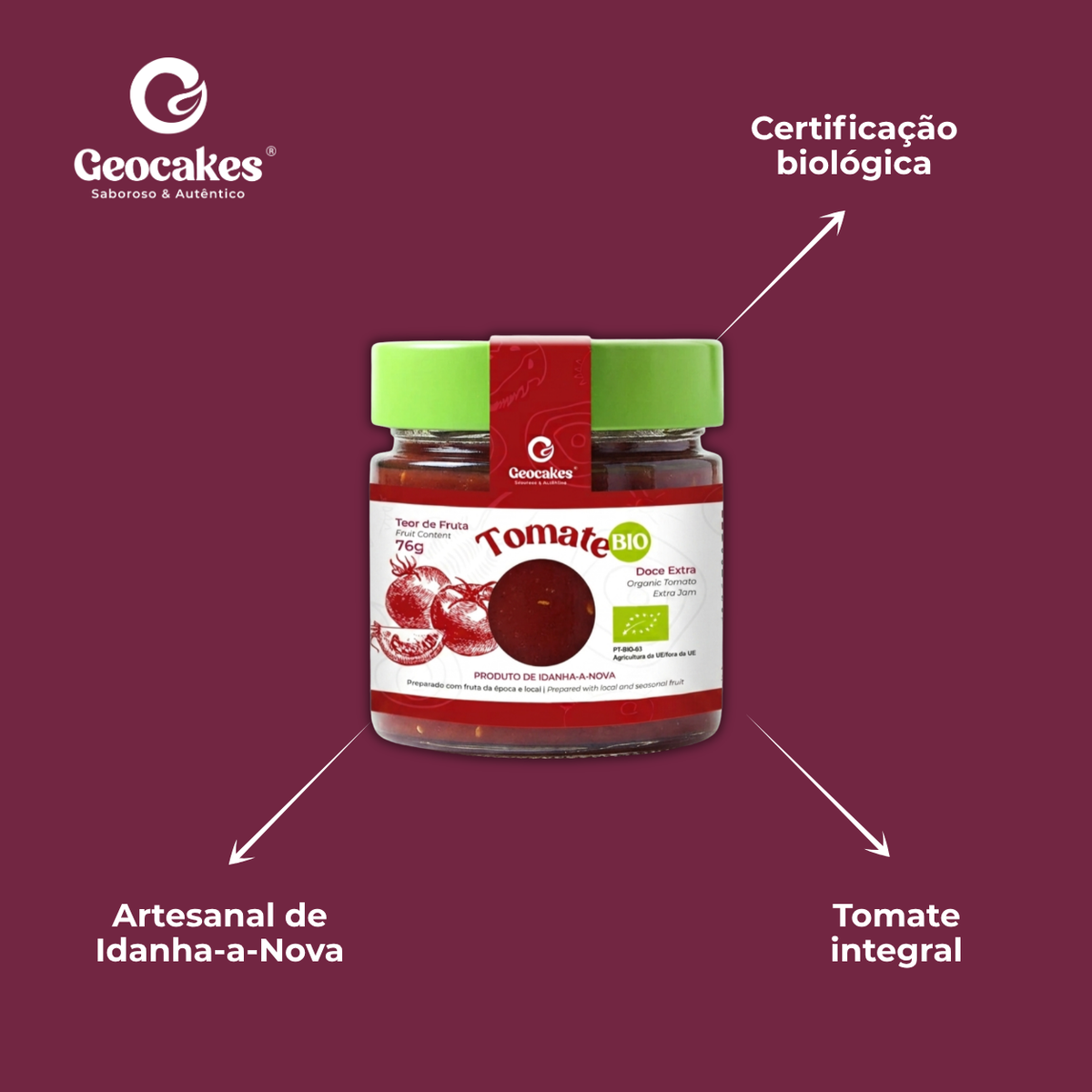 Doce Extra de Tomate Biológico da Beira Baixa