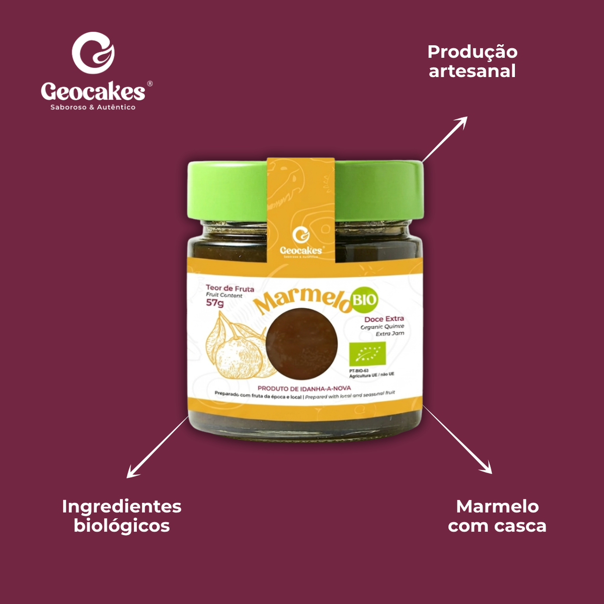 Doce Extra de Marmelo Biológico da Beira Baixa