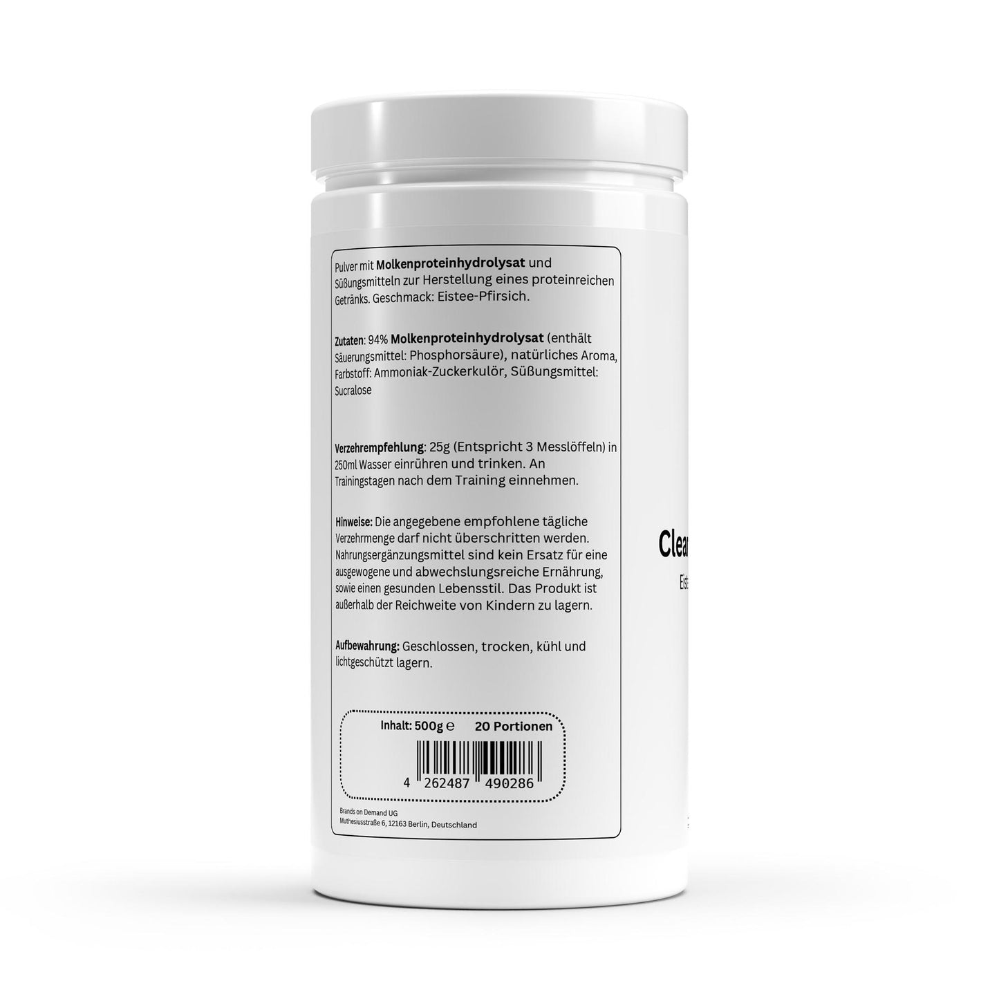 Clear Whey Protein 500g Sabor Pêssego