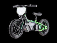 24 volt elektrische balance bike met 12 inch wielen, elektrische motor - groen