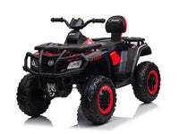 24 volt Elektrische Quad, 4 motoren, rubberen banden, leder zitting en meer!