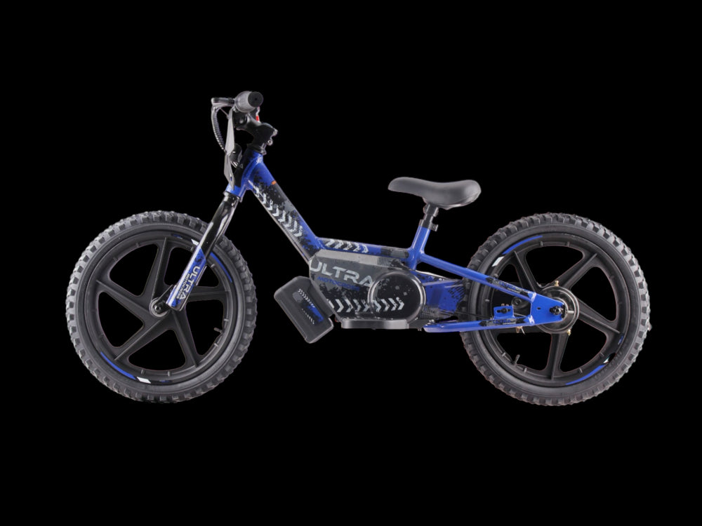 24 volt elektrische balance bike met 16 inch wielen, elektrische motor - blauw