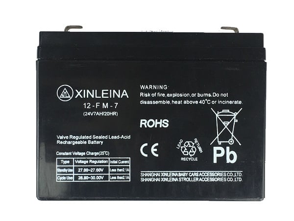 24 volt 7Ah accu XINLEINA