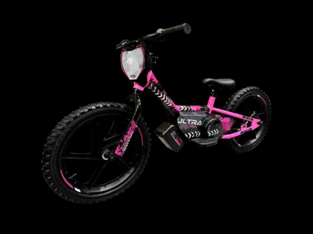 24 volt elektrische balance bike met 16 inch wielen, elektrische motor - roze