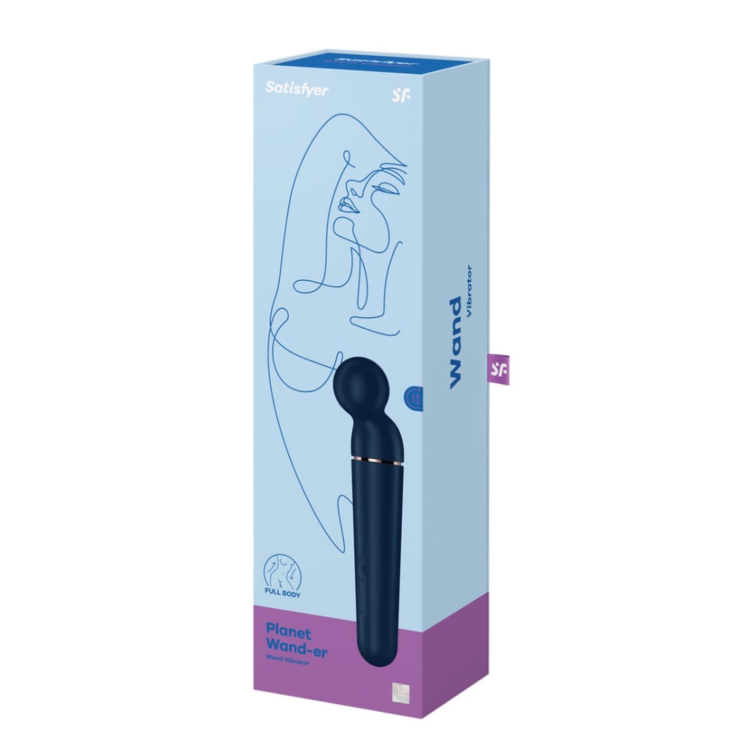 SATISFYER PLANET WAND-ER VIBRADOR BLUE + ROSEGOLD 1UN