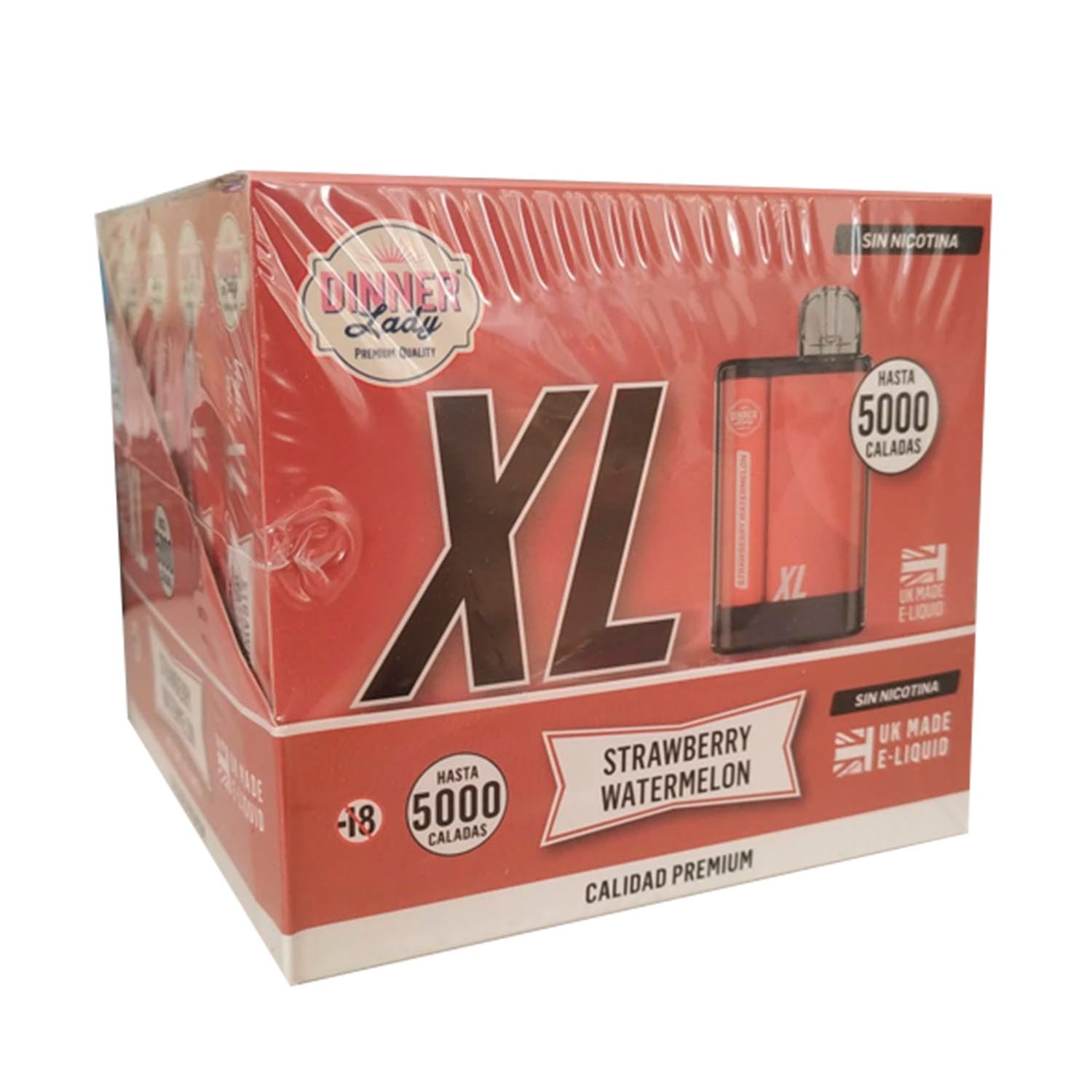 DINNER LADY VAPORIZADOR PEN PRO STRAWBERRY WATERMELON 10UN SIN NICOTINA