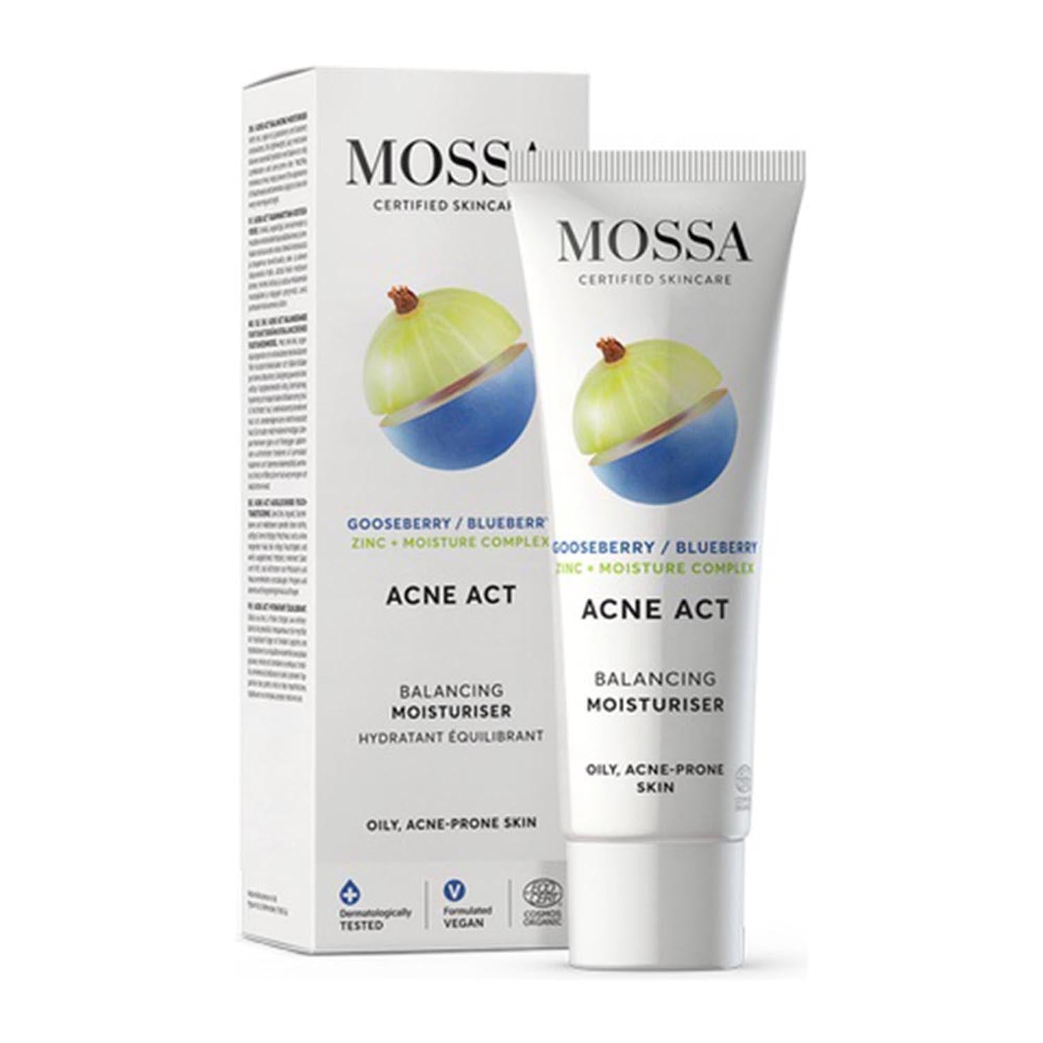 MOSSA BLUEBERRY CREMA ANTI-ACNE 50ML