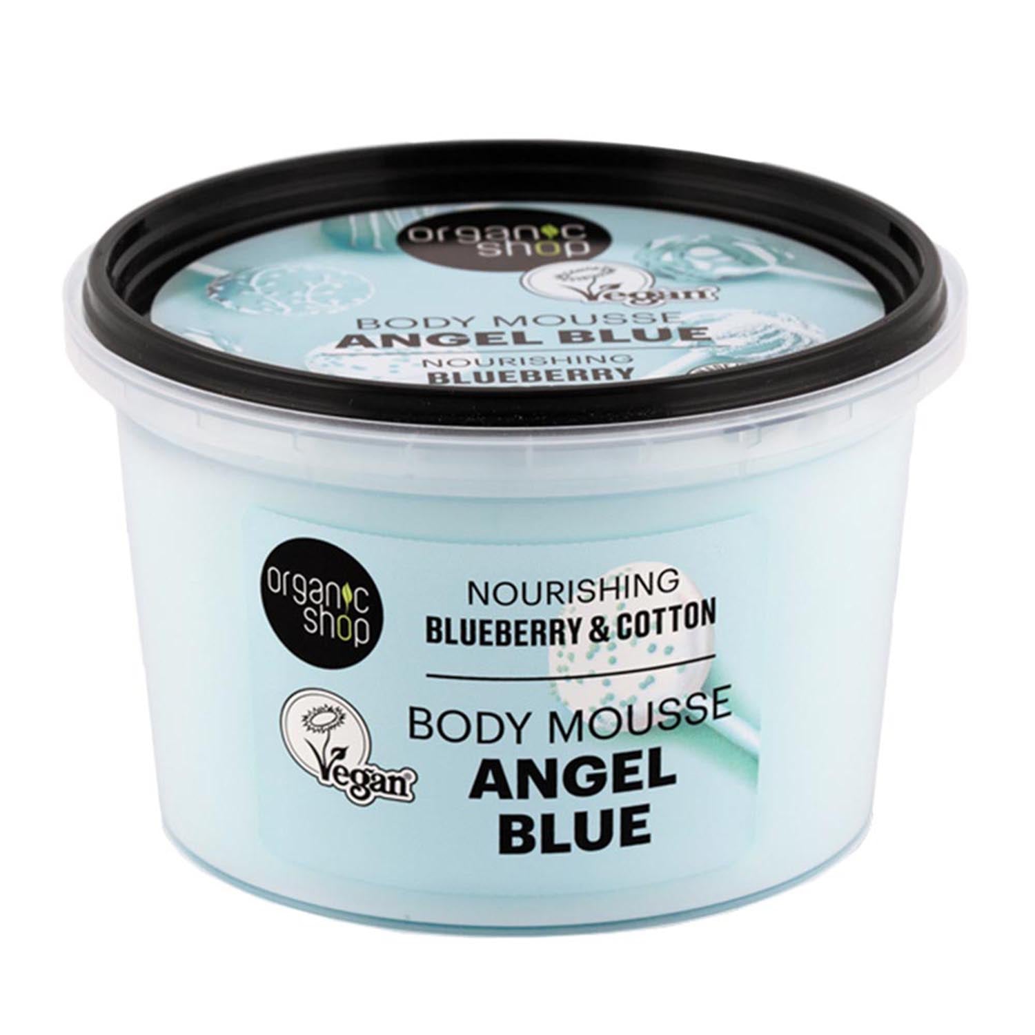 NATURA SIBERICA NOURISHING BLUEBERRY & COTTON MOUSSE CORPORAL ANGEL BLUE 250ML