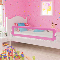 vidaXL Barra segur. cama infantil 102x42cm poliéster cinza-acastanhado