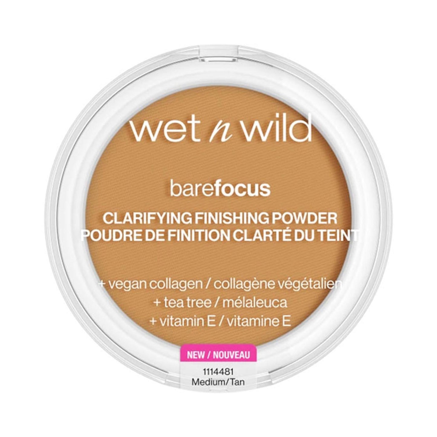 Wetn Wild Barefocus Clarifying Finish Powder Tan 1Un