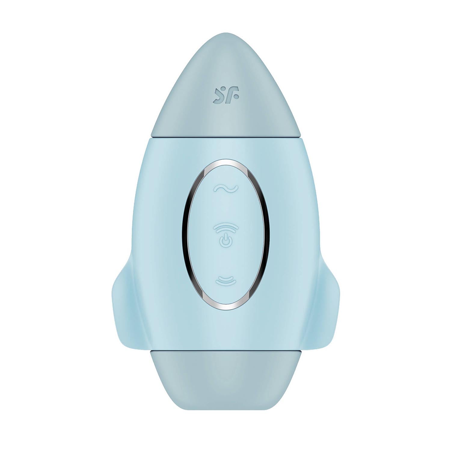 SATISFYER MISSION CONTROL DOUBLE AIR PULSE VIBRADOR AZUL 1UN