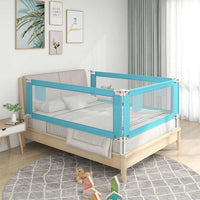 vidaXL Barra de segurança p/ cama infantil tecido 90x25 cm verde