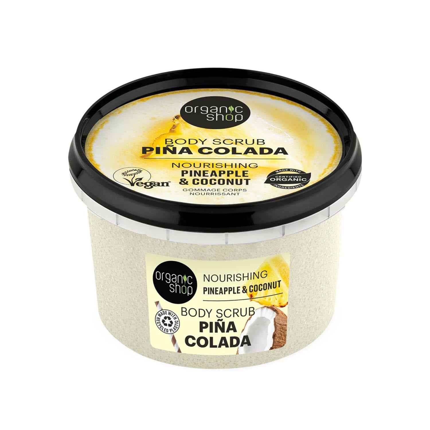 Organic Shop Nourishing Exfoliante Corporal Piña Colada 450Ml