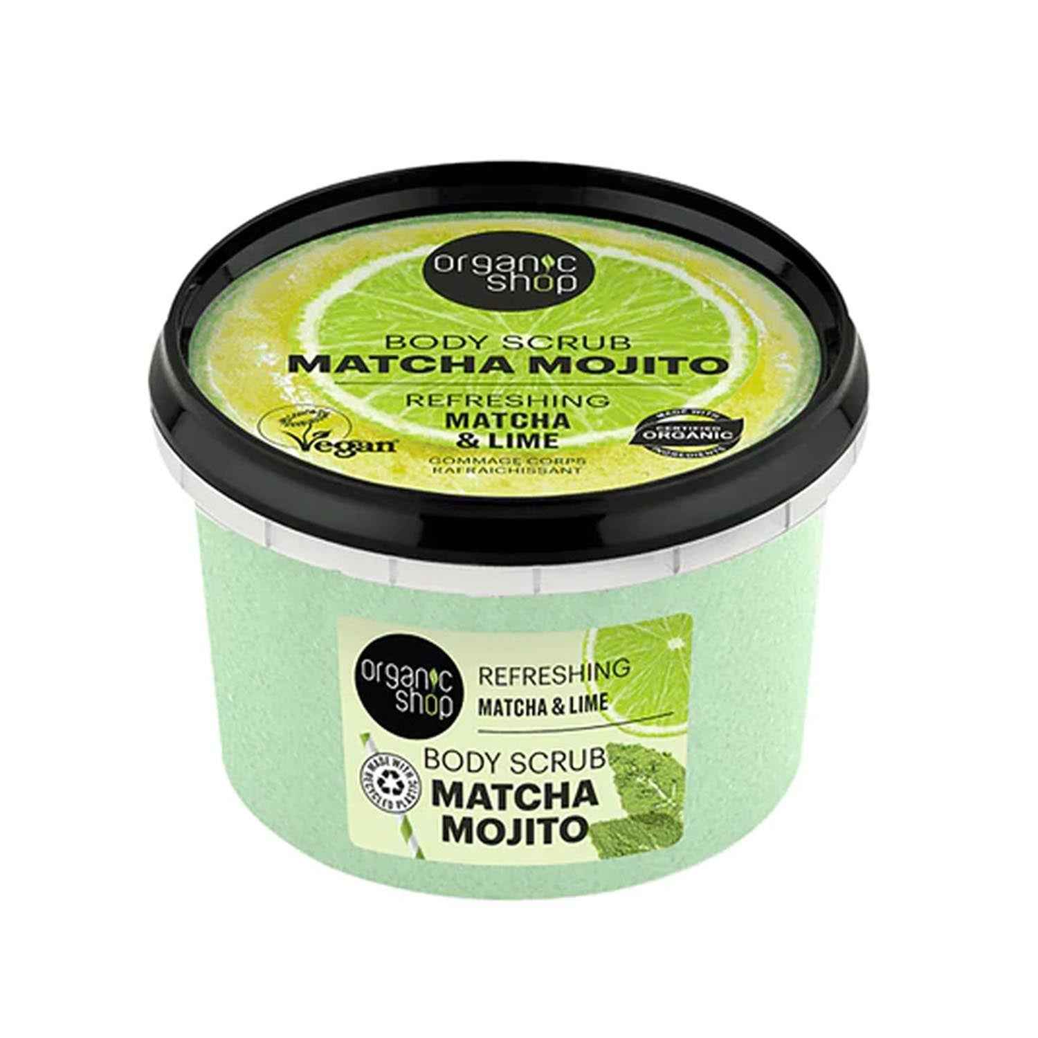 Organic Shop Refreshing Exfoliante Corporal Matcha Mojito 450Ml