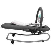 vidaXL Baloiço de bebé aço antracite