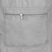 vidaXL Carrinho de bebé aço cinzento-claro