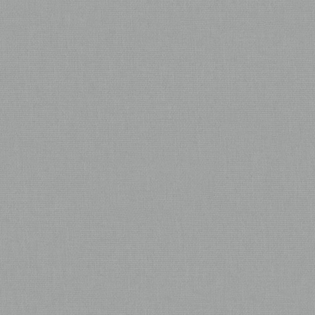 vidaXL Cama de bebé com colchão tecido de linho cinzento-claro