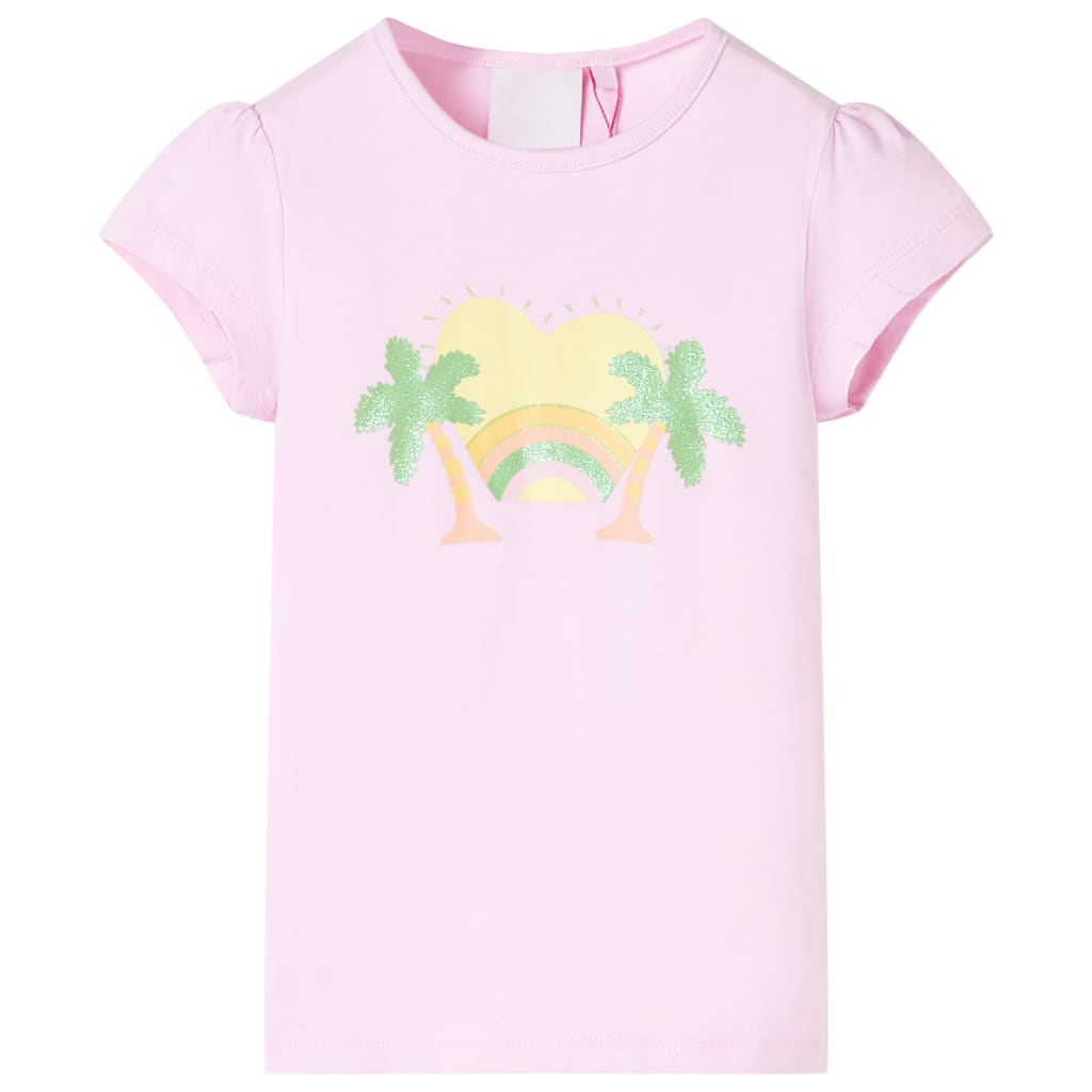 T-shirt infantil menta-claro 92
