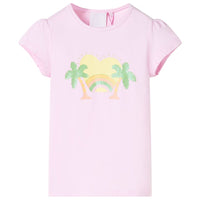T-shirt infantil menta-claro 92