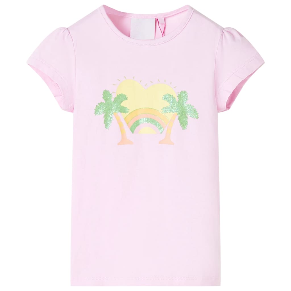 T-shirt infantil menta-claro 92