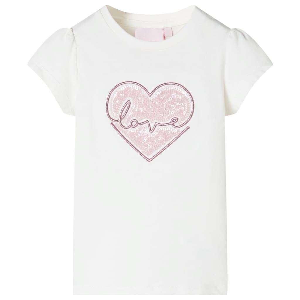 T-shirt infantil cor cru 92