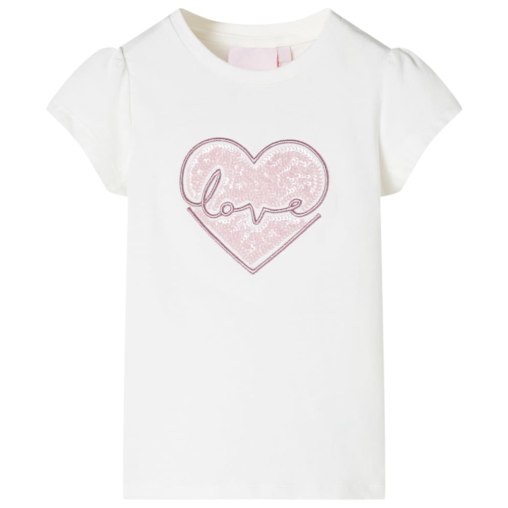 T-shirt infantil cor cru 92