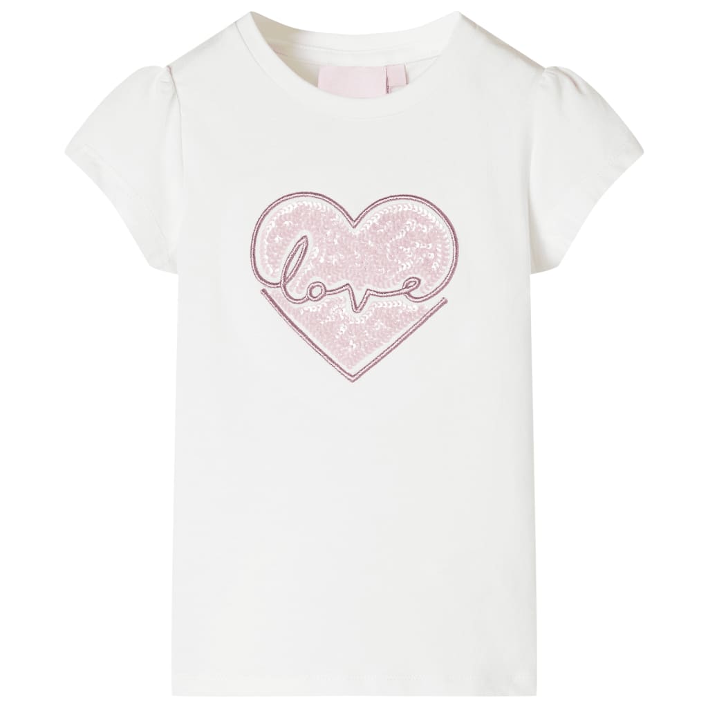 T-shirt infantil cor cru 92