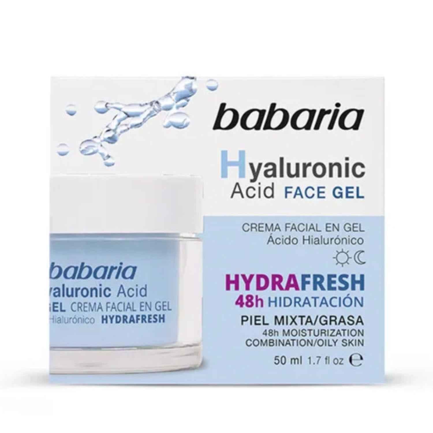 Babaria Acido Hyaluronico Gel Facial 50Ml
