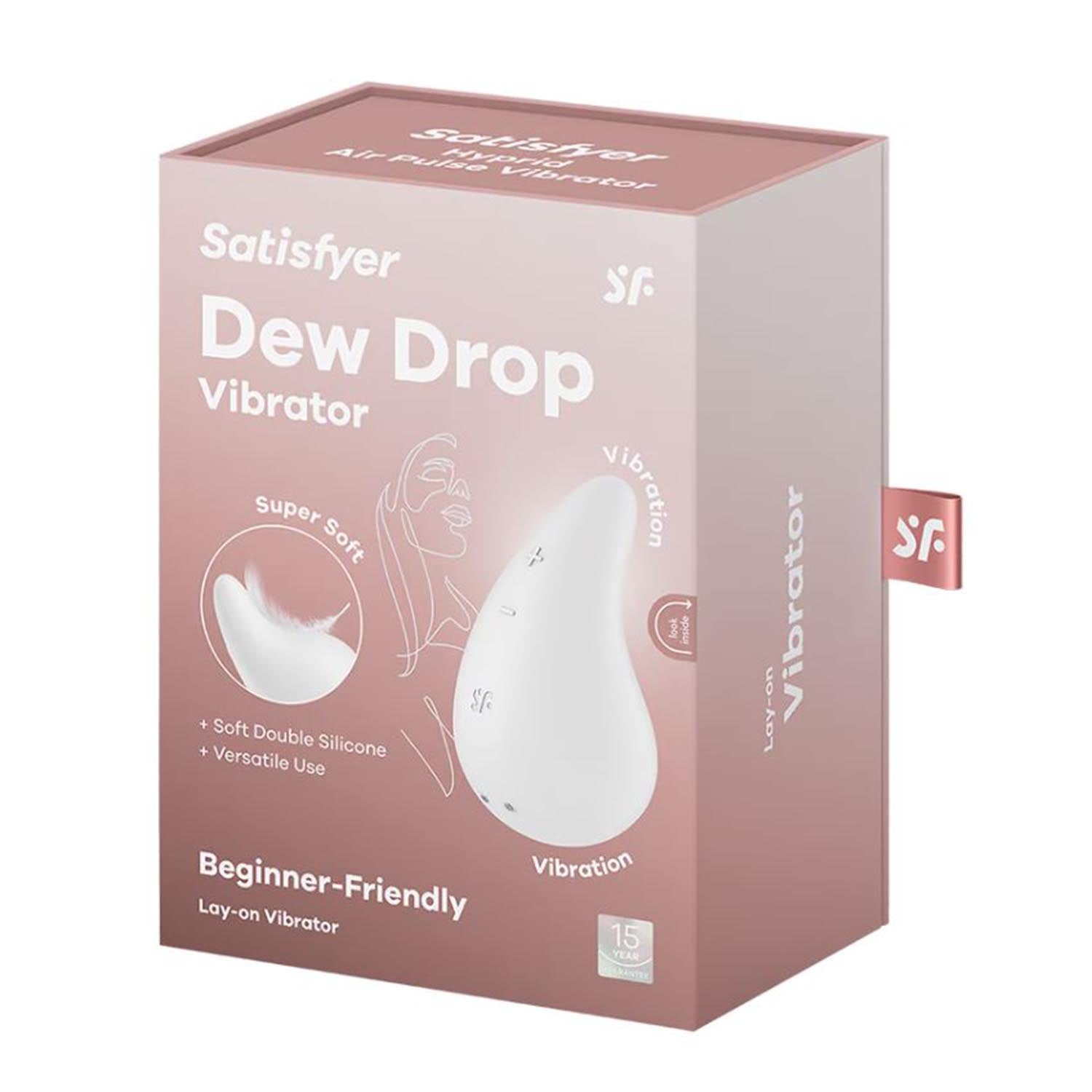 SATISFYER DEW DROP VIBRATOR BEGINNER LAY-ON 1UN