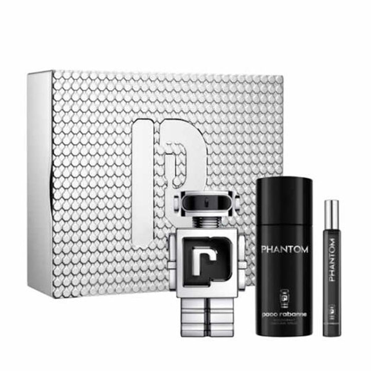 Paco Rabanne Phantom Eau De Toilette 100Ml Vaporizador + Desodorante 150Ml Vaporizador + Miniatura 10Ml