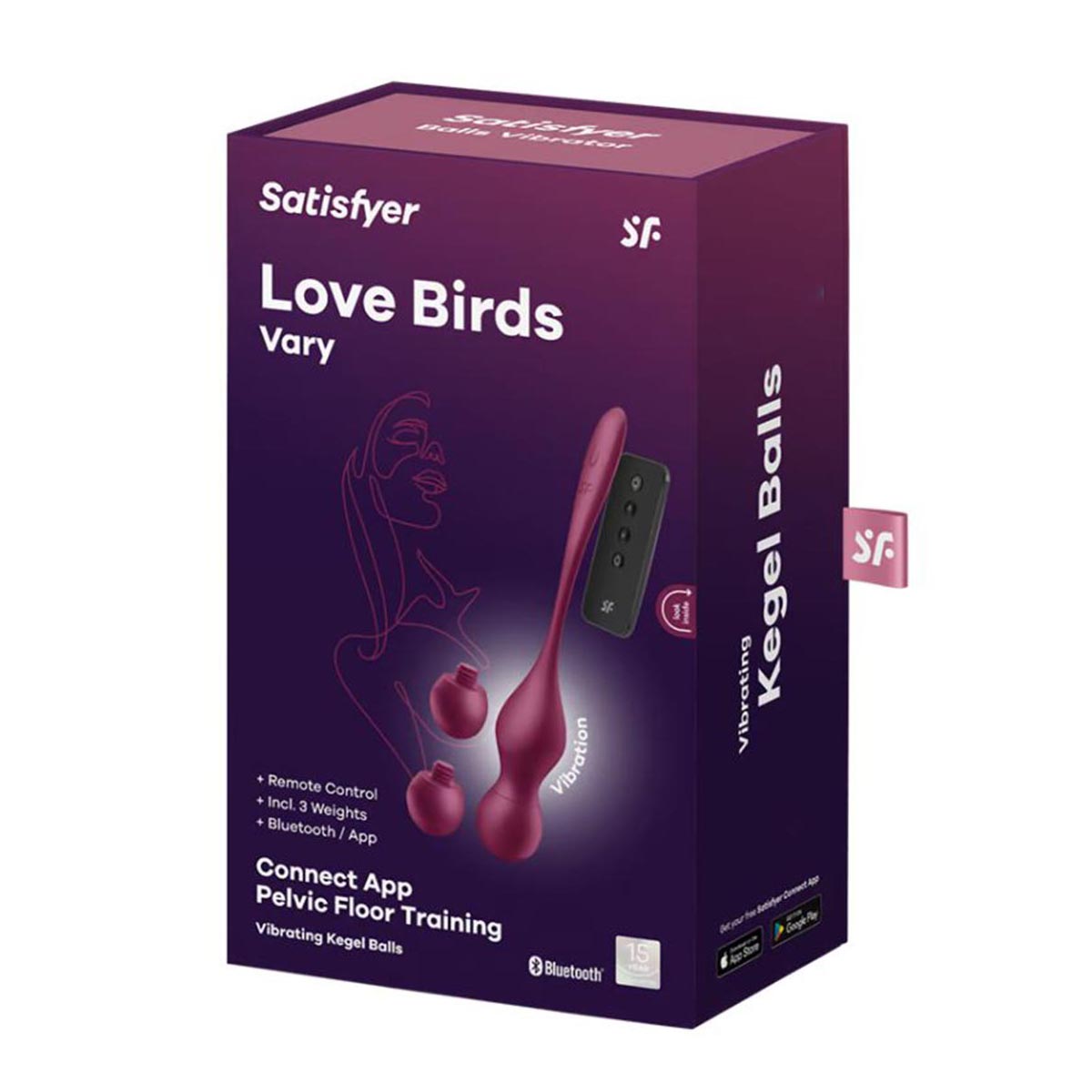SATISFYER LOVE BIRDS VARY VIBRADOR ROJO 1UN