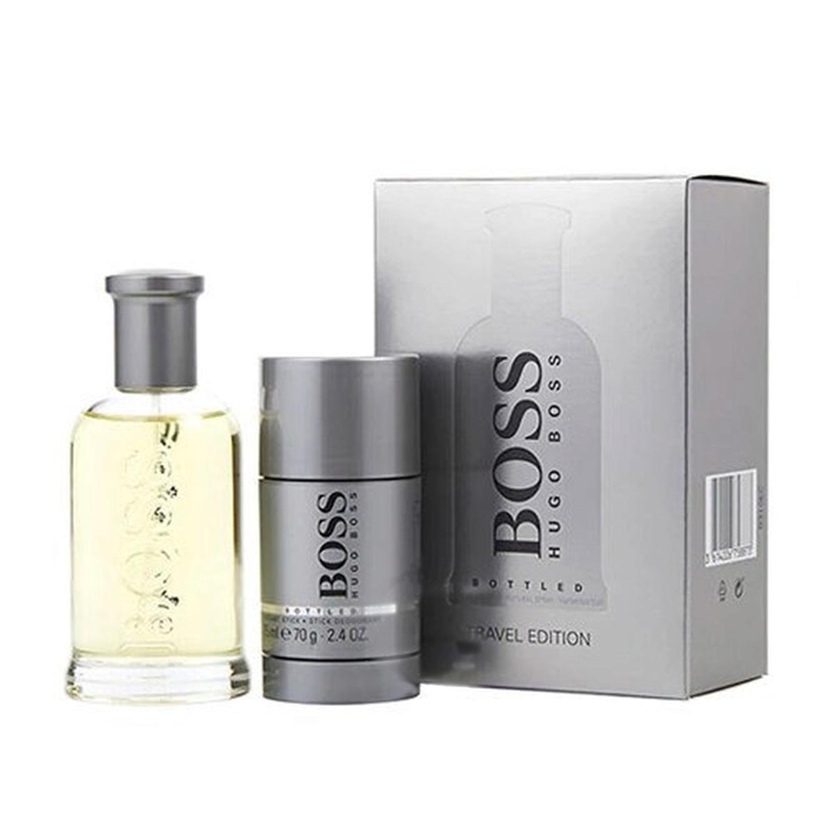 HUGO BOSS BOTTLED EAU DE TOILETTE 100ML + DESODORANTE STICK 75ML