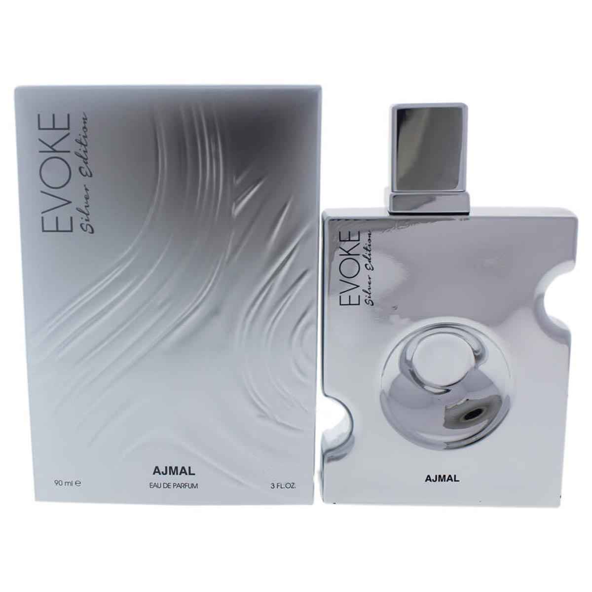 Ajmal Evoke Eau De Parfum Silver Edition 90Ml Vaporizador