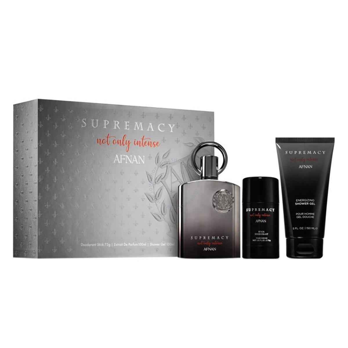 Afnan Supremacy Not Only Intense Eau De Parfum 100Ml Vaporizador + Gel De Baño 100Ml + Desodorante Stick 75Ml