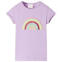 T-shirt infantil lilás 92