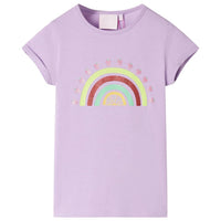 T-shirt infantil lilás 92