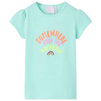 T-shirt de criança rosa-claro 92