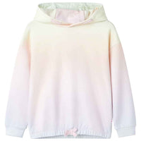 Sweatshirt com capuz para criança cor branco-estrela 92