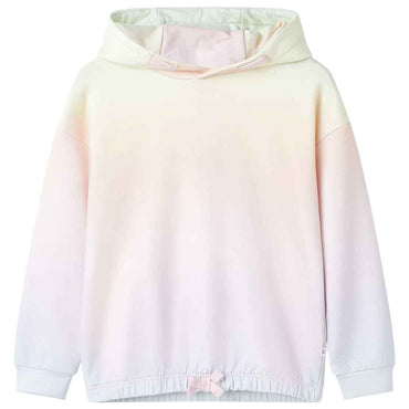Sweatshirt com capuz para criança cor branco-estrela 92