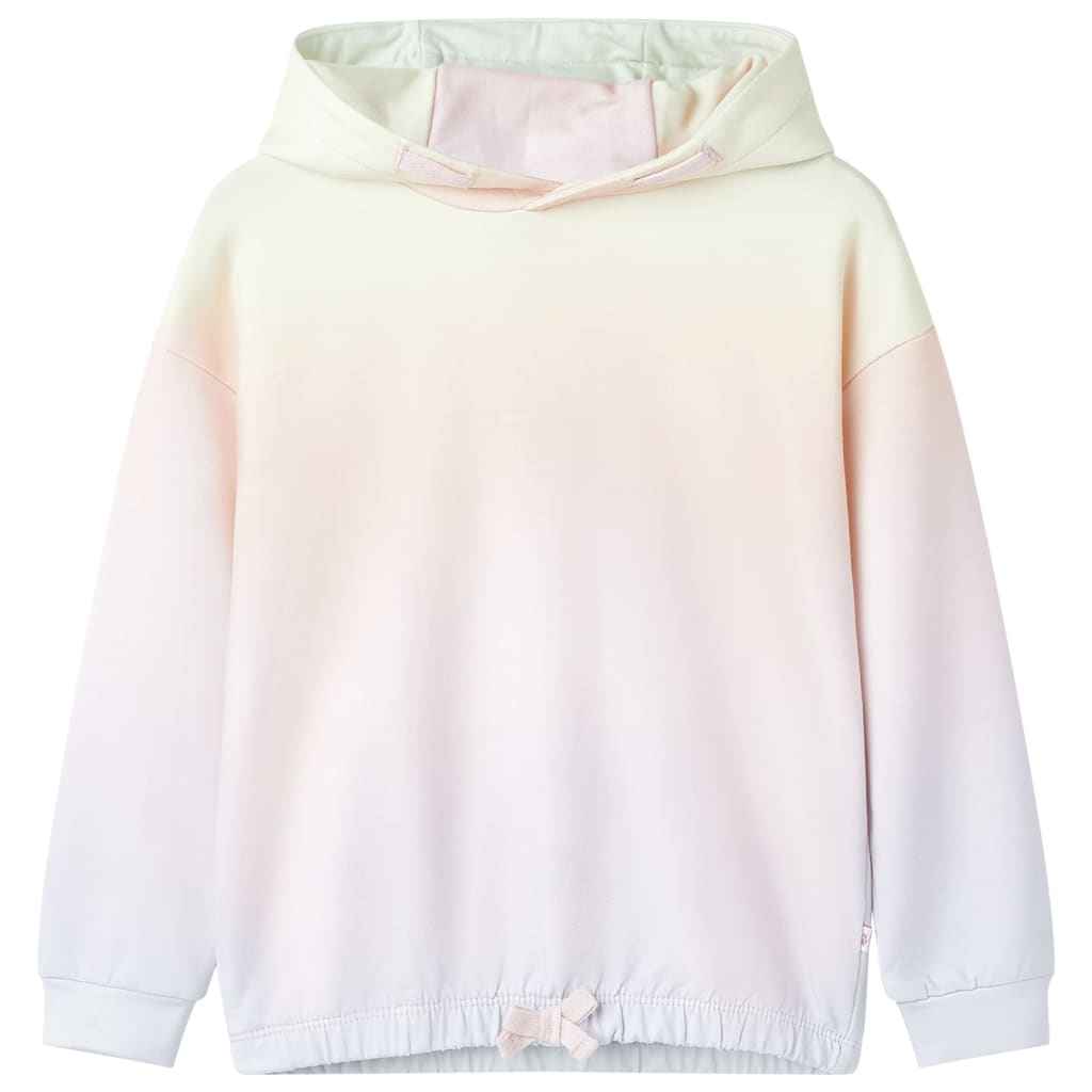 Sweatshirt com capuz para criança cor branco-estrela 92