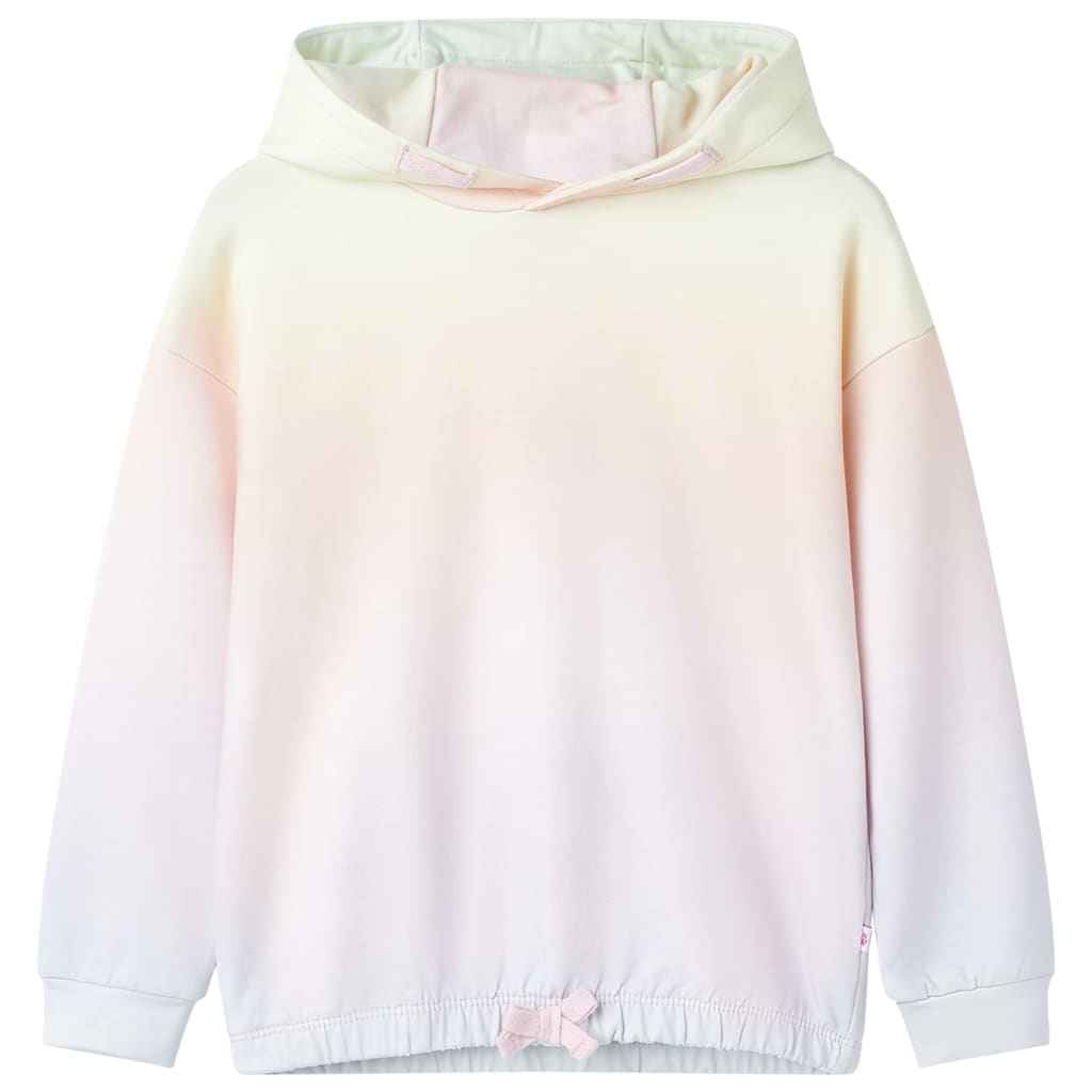 Sweatshirt com capuz para criança cor branco-estrela 92