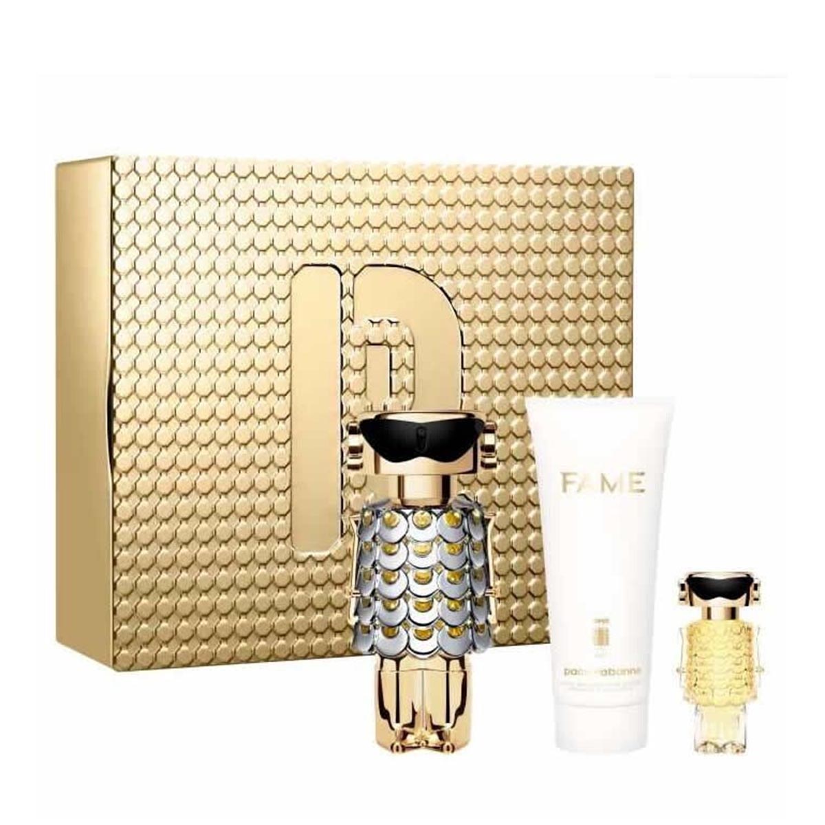 Paco Rabanne Fame Eau De Parfum 80Ml + Locion Corporal Perfumada 100Ml + Miniatura 4Ml