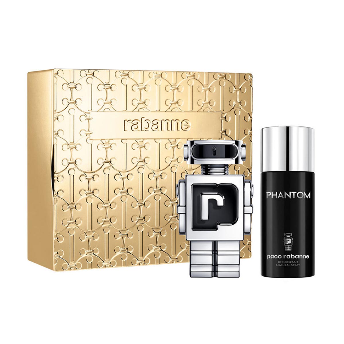 Paco Rabanne Phantom Eau De Toilette 100Ml + Desodorante Spray 150Ml Vaporizador