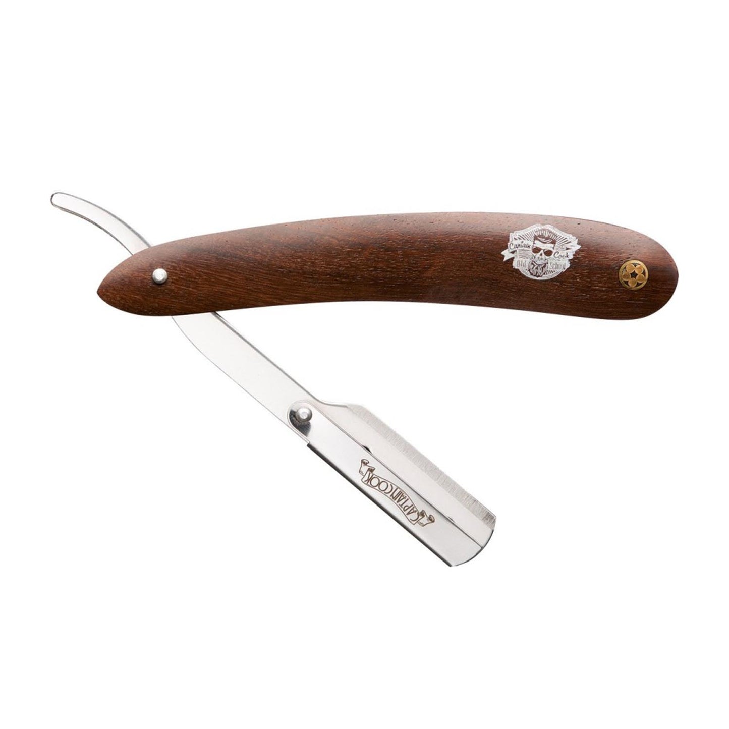 Captain Cook Mango De Madera Navaja De Afeitar 1Un