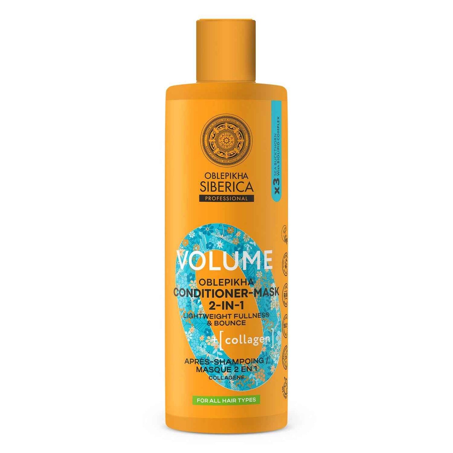 Oblepikha Volume Collagen Mascára Acondicionador 2In1 400Ml